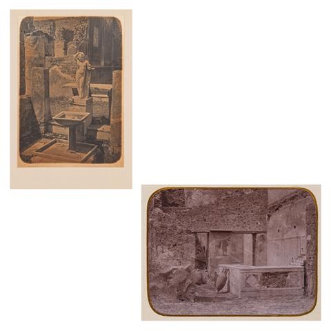 Fotografien von Pompeji. Um 1885