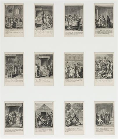 Daniel Chodowiecki (1726-1801), 12 Blätter zu der Brandenburgischen Geschichte