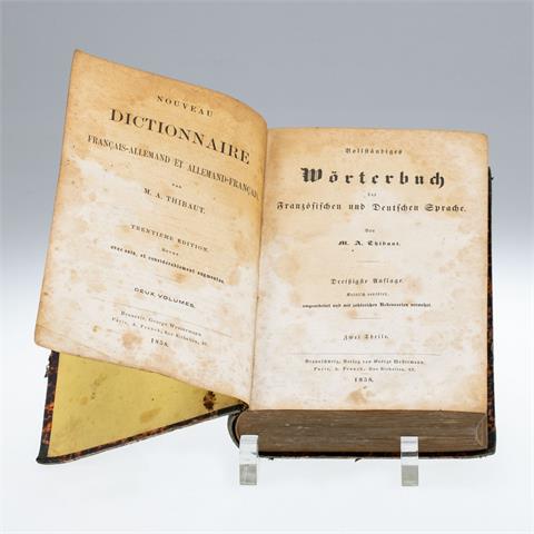 M. A. Thibaut. Vollständiges Wörterbuch der Französischen und Deutschen Sprache