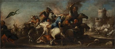 Italienischer (?) Schlachtenmaler um 1700