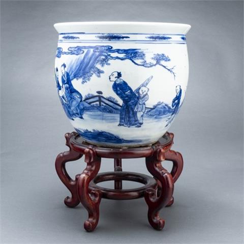 Cachepot, China, wohl Qing-Dynastie 19. Jahrhundert