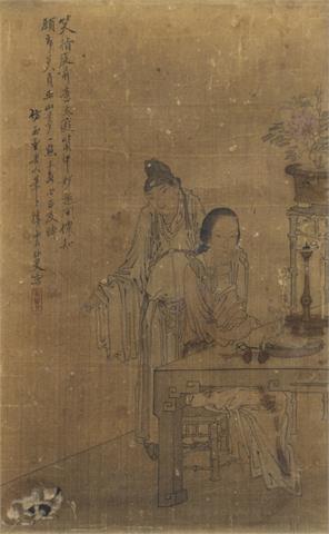 Tuschemalerei, China, 19. / 20. Jahrhundert