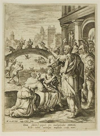 Crispin de Passe (1564-1637), attr., Kupferstich, Der bethlehemitische Kindermord