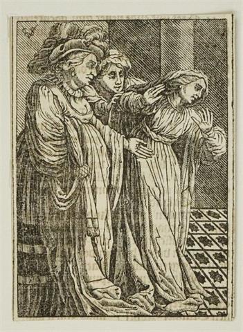 Christoffel van Sichem (1581-1658), Holzstich, Drei Frauen