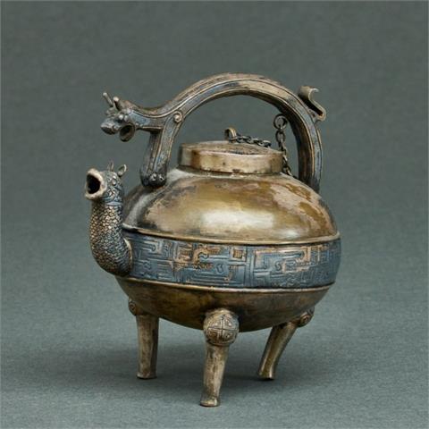 Kleine Teekanne, China, wohl um 1900