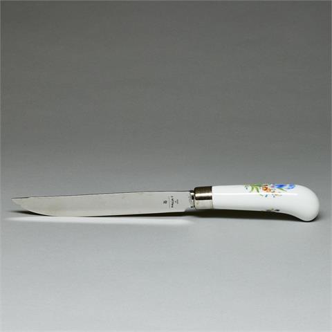 Messer mit Porzellangriff - Blume 2 - Maxim's de Paris. Meissen.