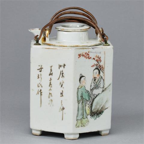 Reisweinkanne, China, Qing Dynastie, um 1900