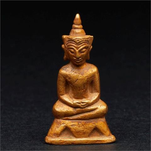 Miniatur Buddha, Thailand, wohl 17. Jahrhundert
