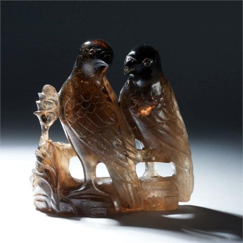 Vogelpaar, wohl China, 20. Jahrhundert