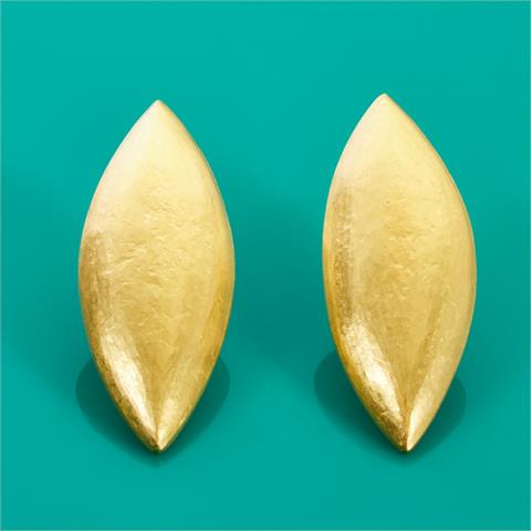 Paar navetteförmige Ohrringe
