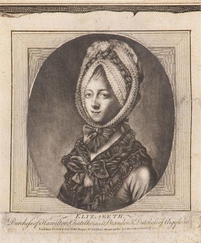 Künstler des 18. Jahrhunderts, Elizabeth - Dutchess of Hamilton