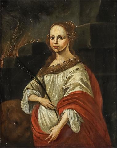 Künstler des 17. Jahrhunderts - Christliche Märtyrerin