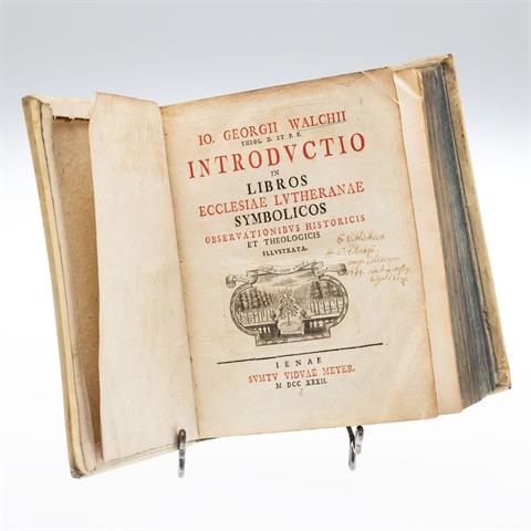 Georgii Walchii - "Introductio in libros Ecclesiae Lutheranae symbolicos observationibus historicis
