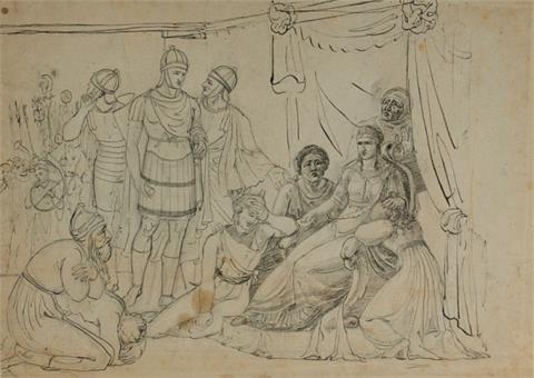 Alexander der Große und Königin Stateira nach der Schlacht von Issos
