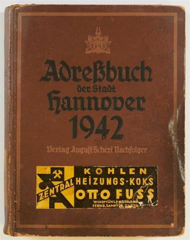 Adreßbuch der Stadt Hannover 1942