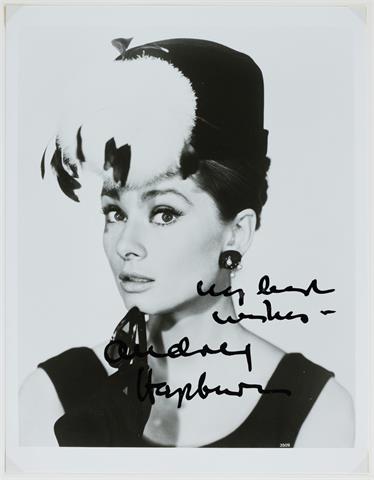 Autogramm - Audrey Hepburn