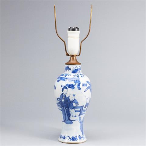 Tischlampe, aus Antiker Chinesischer Vase, China, Qing Dynastie