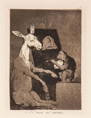 Francisco de Goya (1746-1828), Aquatinta, Ni mas ni menos