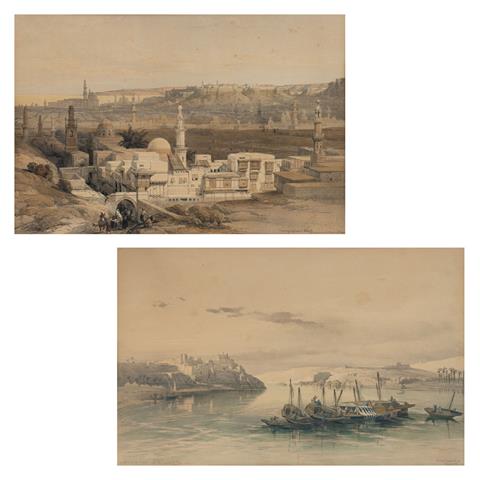 Louis Haghe (1806-1885), Zwei Lithografien