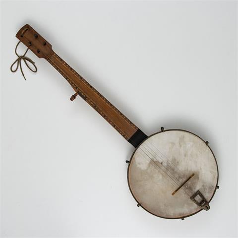 Banjo (5-saitig), wohl China, erste Hälfte 20. Jahrhundert